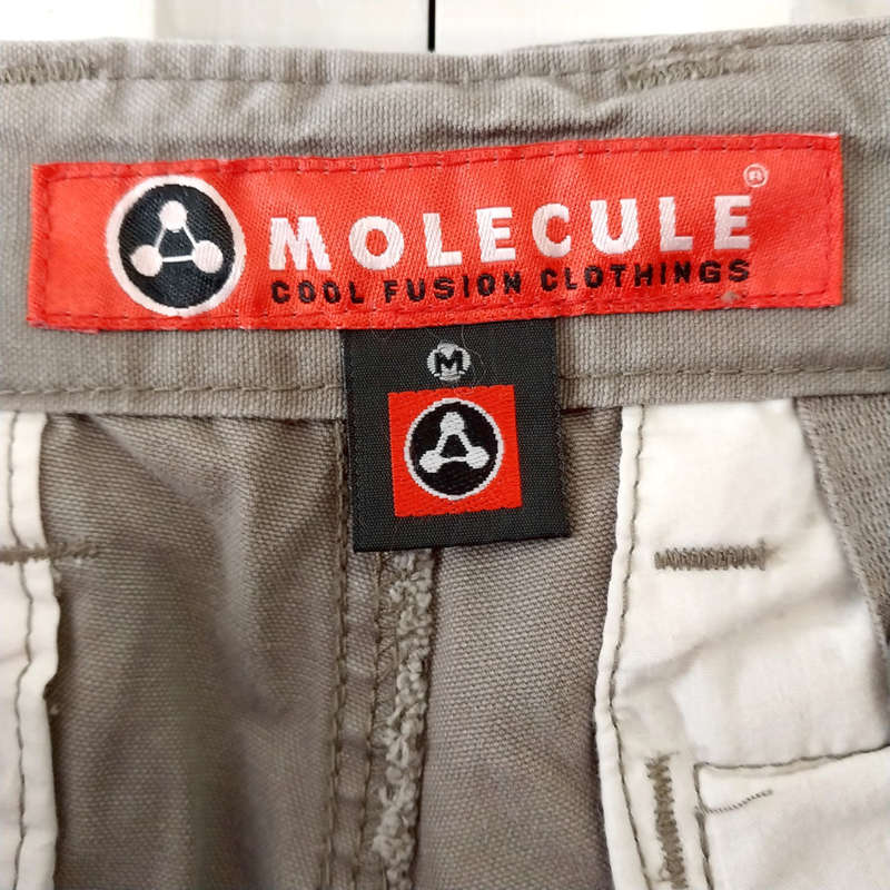 IMPORTED MOLECULE MID-RISE CARGO/UTILITY PANTS - GREY