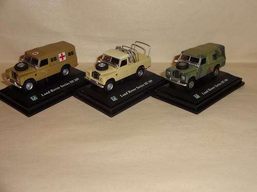 Assortment of Cararama 1:72 Die Cast Land Roverâs Series III 109