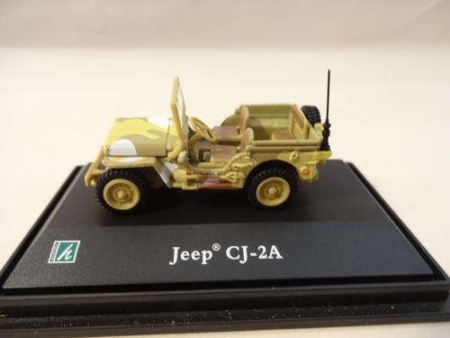 VERY RARE CARARAMA JEEP CJ-2A DIE CAST in 1:72 SCALE