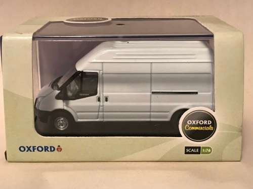 Oxford Diecast 76FT006 Ford Transit high top LWB van in plain white