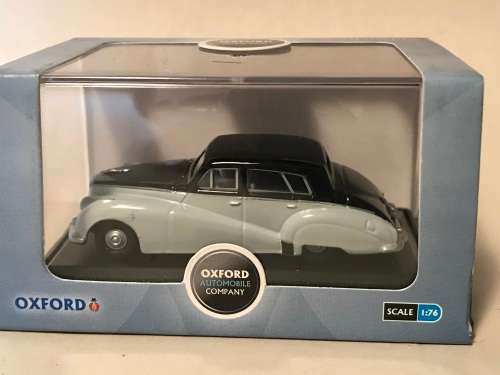 Oxford Diecast 76AS001 Armstrong Siddeley Star Sapphire in Black/Light Grey