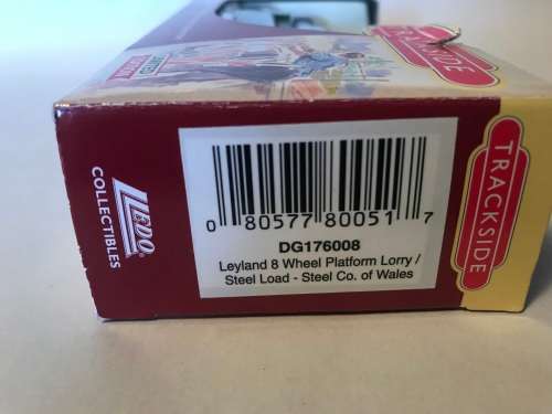 Lledo DG176008 Leyland 8 wheel platform lorry and steel load `Steel Co. of Wales`