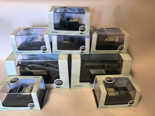 Oxford Diecast Rover Leyland Car Transporter Set