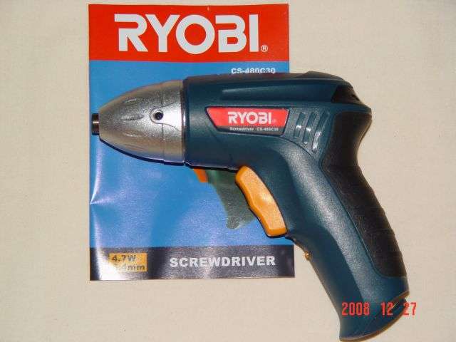 RYOBI ELECTRIC SCREWDRIVER *** NEW