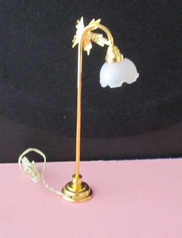 Dollhouse Miniature 1:12" scale - light fitting - standing lamp 12 V