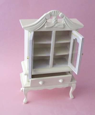 1:12" scale Dollhouse furniture - display cabinet