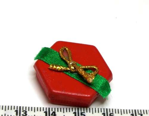 Miniature Dollhouse 1/12"  scale - metal tin of sweets! Too cute for words