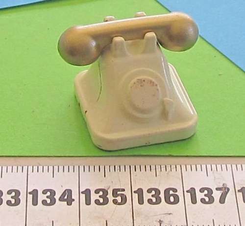 Miniature Dollhouse old telephone - has a scratch on the side