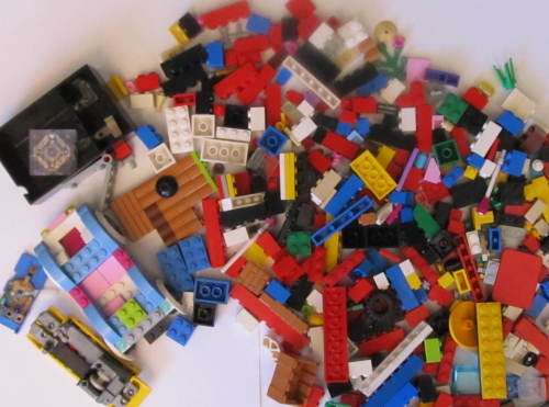 Large lot of lego bricks and bits