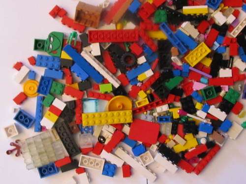 Large lot of lego bricks and bits