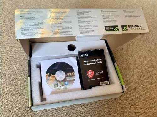 Nvidia MSI GeForce GTX 1060 OVERCLOCKED Edition 6GB