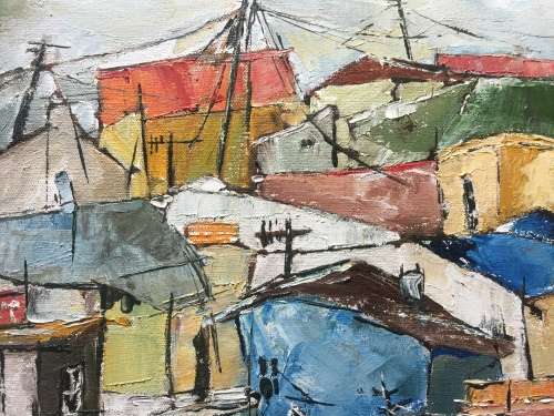 The Spaza Shop. Original Oil 500mm x 700mm!