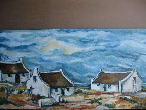 "A Storm is Gathering" Special starting price!! 800 x 400mm by IRMA DE WAAL