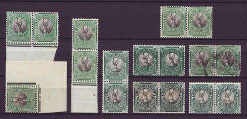 Union - Selection of Â½d - Some early printings