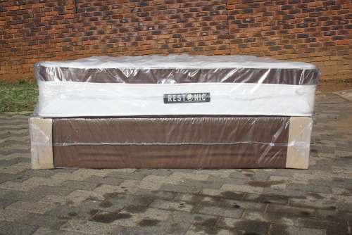 New Restonic choose between Queen/Double Size Eurotop Base and Mattress Set
