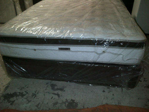 New Restonic Queen/Double Size Eurotop Base and Mattress Set