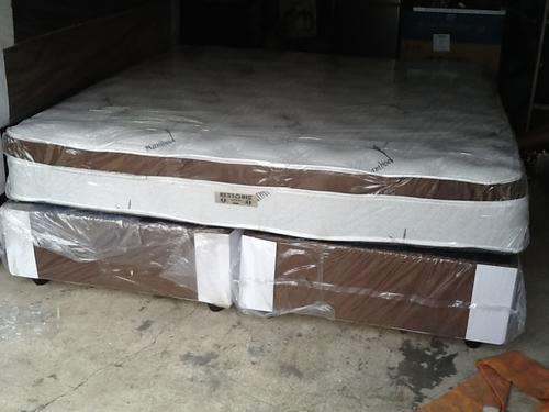 New Restonic King Size Eurotop Base and Mattress Set
