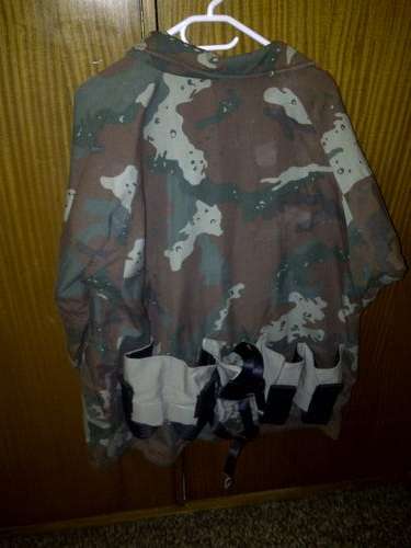 Camo Jacket with paintball pot holders