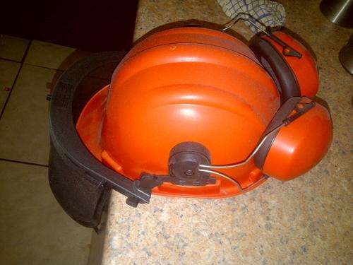 Safety Helmet with Face Shield and Ear Protection