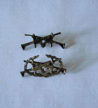 PAIR OF SWATF MARKSMAN BADGES