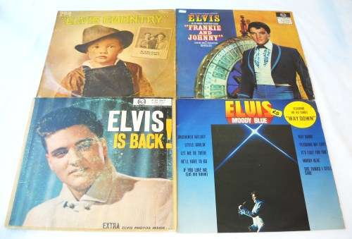 4 x ELVIS LP SELECTION-VERY GOOD CONDITION