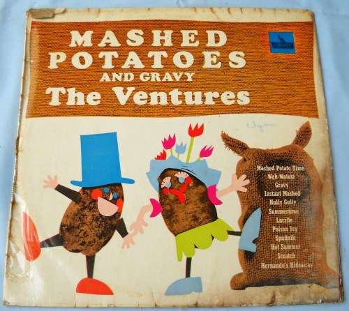 THE VENTURES-LP-MASHED POTATOES AND GRAVY-GOOD / VERY GOOD CONDITION