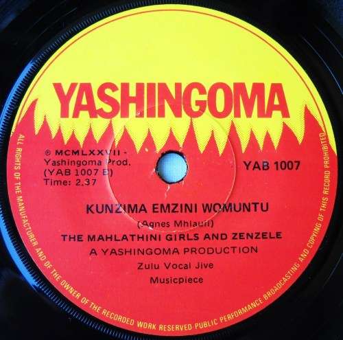 THE MAHLATHINI GIRLS & ZENZELE - SUKA EMVA KWAMI - 7 SINGLE 45 - SOUTH AFRICA - EXC UNPLAYED