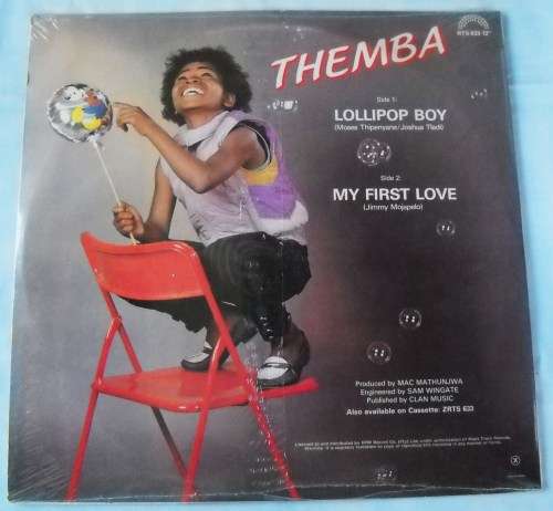 THEMBA - LOLLIPOP BOY / MY FIRST LOVE - 12" MAXI - SOUTH AFRICA - MINT / EXC SEALED - VERY RARE