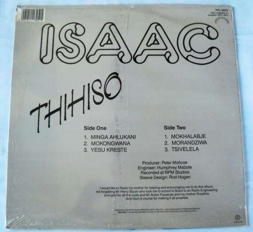 ISAAC - THIHISO - LP - SOUTH AFRICA - MINT / EXC SEALED