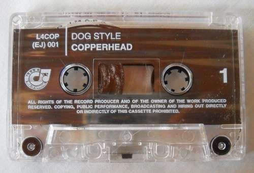 EMMANUEL "COPPERHEAD" MATSANE - DOG STYLE - FEAT. BONGO MAFFIN - CASSETTE TAPE - SOUTH AFRICA - VG