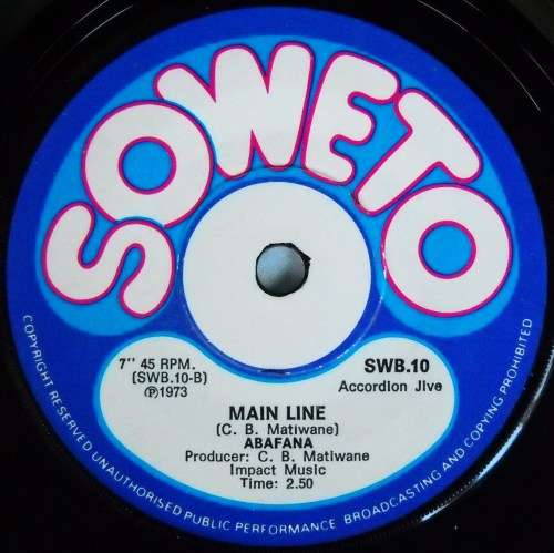 ABAFANA - FIRST STOP / MAIN LINE - 7 SINGLE 45 - SOUTH AFRICA - EXC UNPLAYED