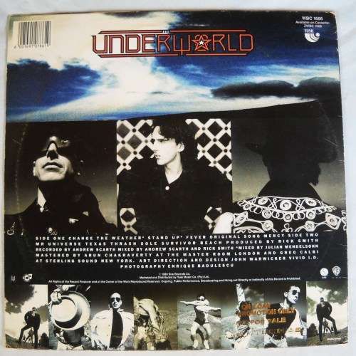 UNDERWORLD - CHANGE THE WEATHER - LP - RARE PROMO COPY -SOUTH AFRICA - EXC / VG