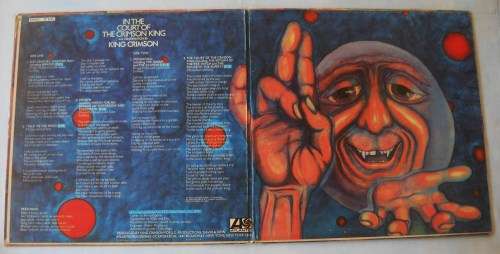 KING CRIMSON - IN THE COURT OF THE CRIMSON KING - LP - GATEFOLD - USA - VG / VG