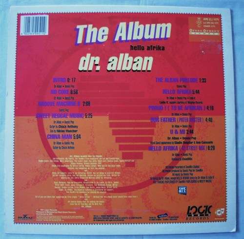 DR. ALBAN - HELLO AFRIKA (THE ALBUM) - LP - SOUTH AFRICA - EXC / EXC