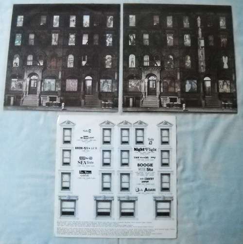 LED ZEPPELIN - PHYSICAL GRAFFITI - DBL LP - EUROPE - EXC / EXC / EXC -WITH ALL INNER SLEEVES & SHEET