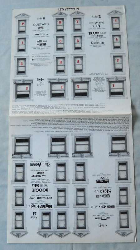 LED ZEPPELIN - PHYSICAL GRAFFITI - DBL LP - EUROPE - EXC / EXC / EXC -WITH ALL INNER SLEEVES & SHEET
