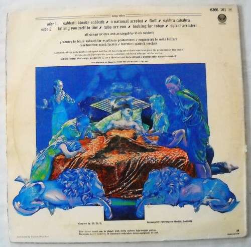 BLACK SABBATH - SABBATH BLOODY SABBATH - GATEFOLD - LP - SOUTH AFRICA - EXC / VG