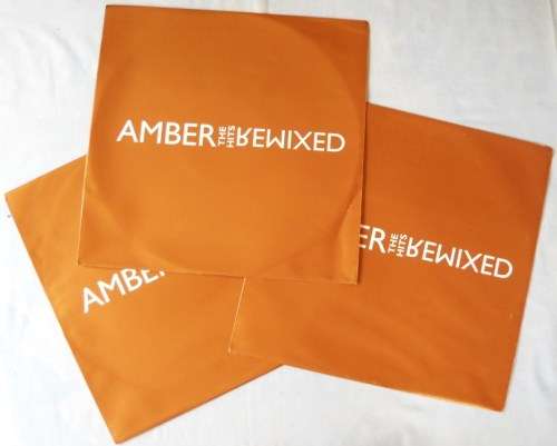 AMBER - THE HITS REMIXED - 3X 12" MAXIS - USA - EXC / EXC / EXC / EXC  WITH COLOUR INNERS