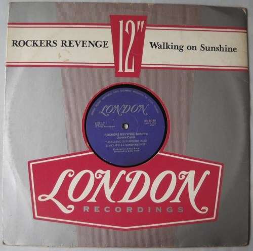 ROCKERS REVENGE - WALKING ON SUNSHINE - 12" MAXI - SOUTH AFRICA - EXC / VG+