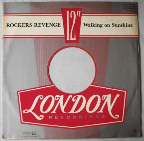 ROCKERS REVENGE - WALKING ON SUNSHINE - 12" MAXI - SOUTH AFRICA - EXC / VG+