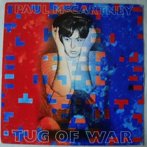 PAUL MC CARTNEY - TUG OF WAR - LP - SOUTH AFRICA - EXC / VG+  - WITH COLOUR INNER