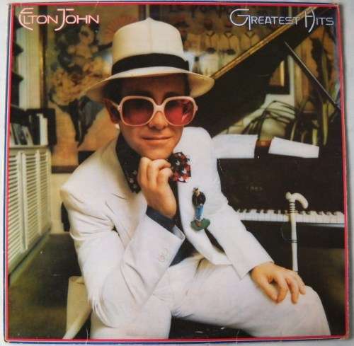 ELTON JOHN - GREATEST HITS - LP - UK - EXC / VG+