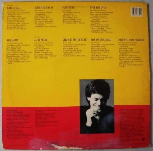 DAVID SANBORN - AS WE SPEAK - LP - USA - EXC / G