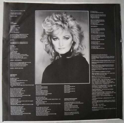 BONNIE TYLER - FASTER THAN THE SPEED OF LIGHT - LP - SOUTH AFRICA - EXC / EXC