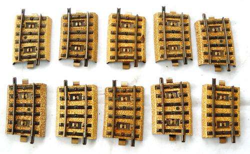 MARKLIN-5102 / 3601A1/4-HO-10 Short Curved M-Track Sections-VERY GOOD CONDITION
