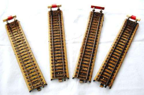 MARKLIN-5106-HO-4 Buffer Track Sections-VERY GOOD CONDITION