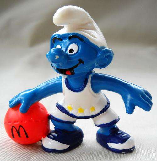 MC DONALD'S BASKETBALL PLAYER SMURF-1997-PEYO-EXCELLENT