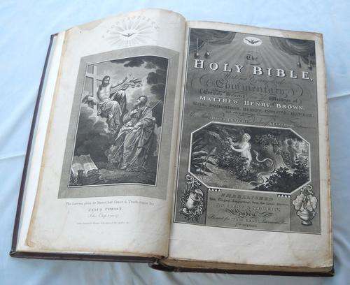 ANTIQUE 1811-HOLY BIBLE-Published In London-ENGLISH-VERY GOOD CONDITION