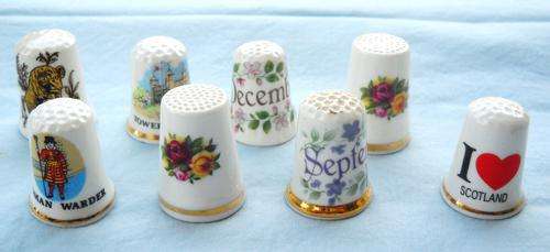 8 THIMBLES-Incl. Royal Albert/ Finsbury-EXCELLENT CONDITION