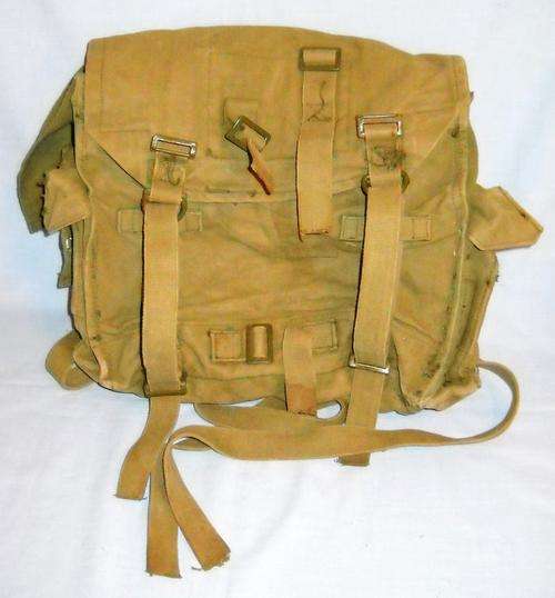 WEBBING RUCKSACK BACKPACK GROOTSAK-SADF-EXCELLENT CONDITION-SOUTH AFRICA